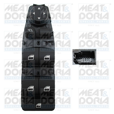 Switch, window regulator